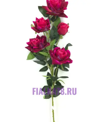 Роза искусственная Бархатная